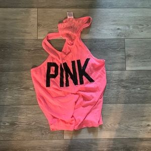 Pink racer back tank